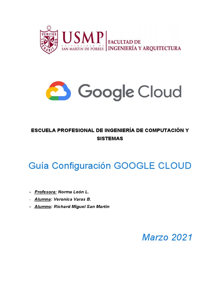 Guía para Configurar Google Cloud Gratis | PDF | Computación en la nube ...