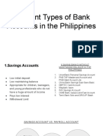 Different Types of Bank Accounts in The Philippines