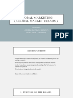 Global Marketing (Global Market Trends) : Presented By:-Avishka Chauhan (21Mcm7057) Nitika Singh (21Mcm7004)