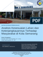 Analisis Kesesuaian Lahan Fasilitas Pendidikan Sma Dan Keterjangkauannya Terhadap Masyarakat Di Kota Semarang