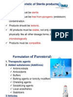 Injectable Formulations