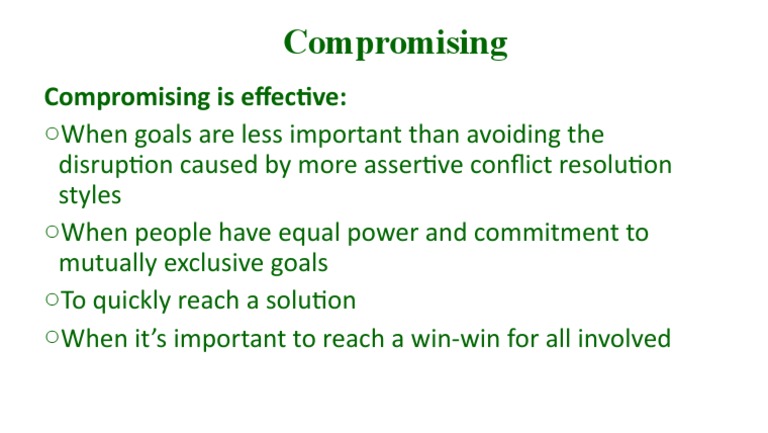 Compromising Front | PDF