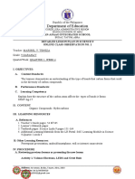 Lesson Plan in Science - Projectile Motion