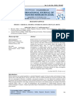 Physico - Chemical and HPTLC Studies of Limonia Crenulata (Root)