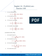 Chapter 14 Profit and Loss Exercise 14b Download