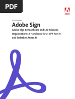 Adobe Sign Handbook For Fda Regulated Organizations Ue