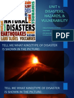 Unit 1.lesson 13.disaster, Disaster Risk Hazards