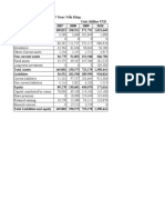 Vien Dong Balance Sheet