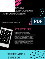 The Atmosphere Structure, Evolution and Composition: Presented by Group 1