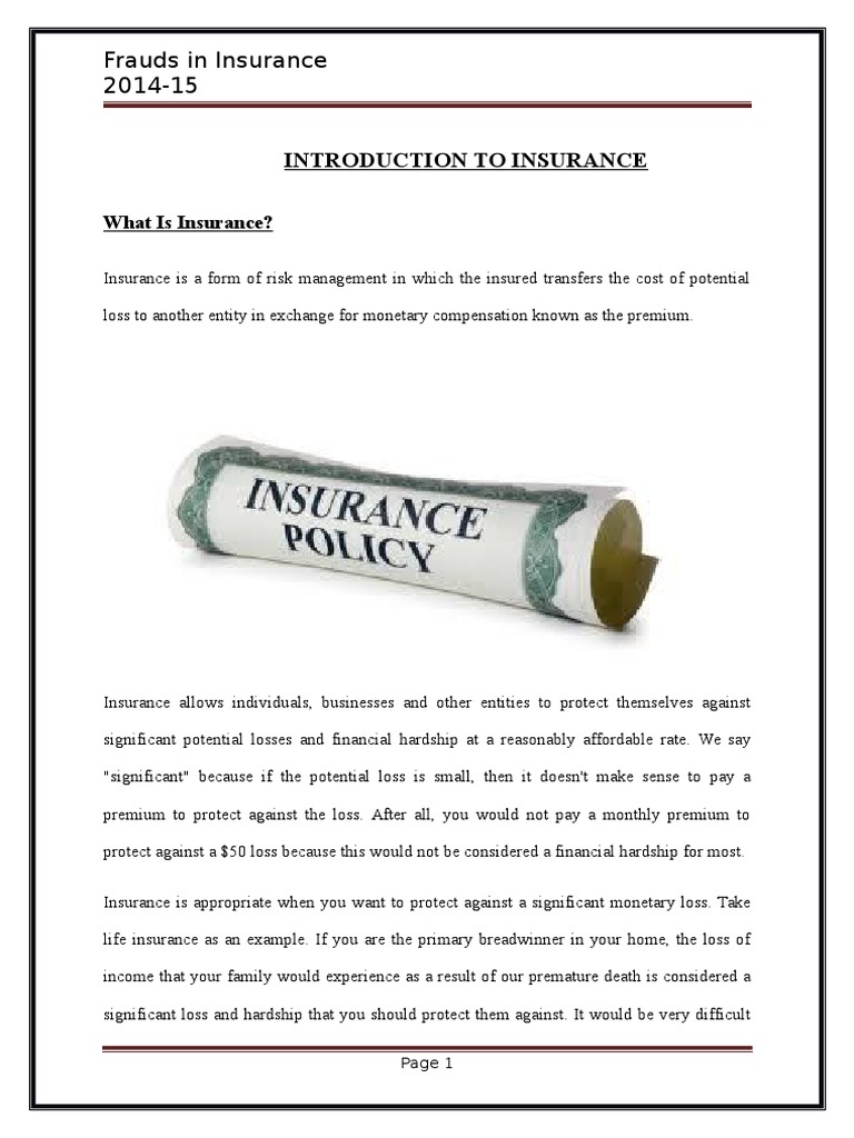 Understanding Insurance Frauds | PDF | Insurance | Private Law