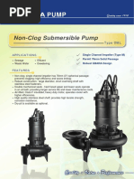 Non-Clog Submersible Pump Non-Clog Submersible Pump DML DML