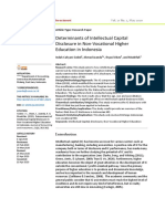 Determinants of Intellectual Capital Disclosure in Non-Vocational Higher Education in Indonesia