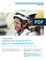 Health & Safety Self-Assessment: Check Your Readiness Towards OHSAS 18001 and ISO 45001