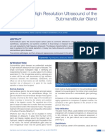 High Resolution Ultrasound of The Submandibular Gland