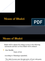Means of Bhakti