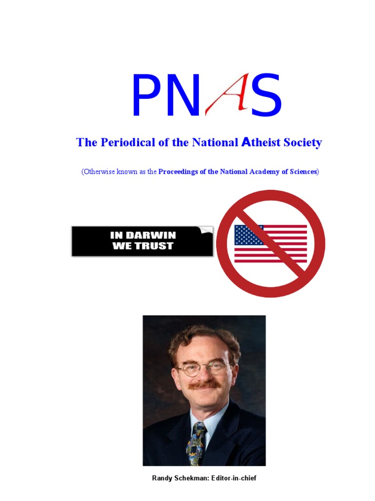 Randy Schekman and PNAS | PDF | Natural Selection | Atheism