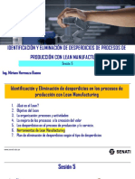 Sesión 5 - IDENTIFICACIÓN Y ELIMINACIÓN DE DESPERDICIOS DE PROCESOS DE PRODUCCIÓN CON LEAN MANUFACTURING