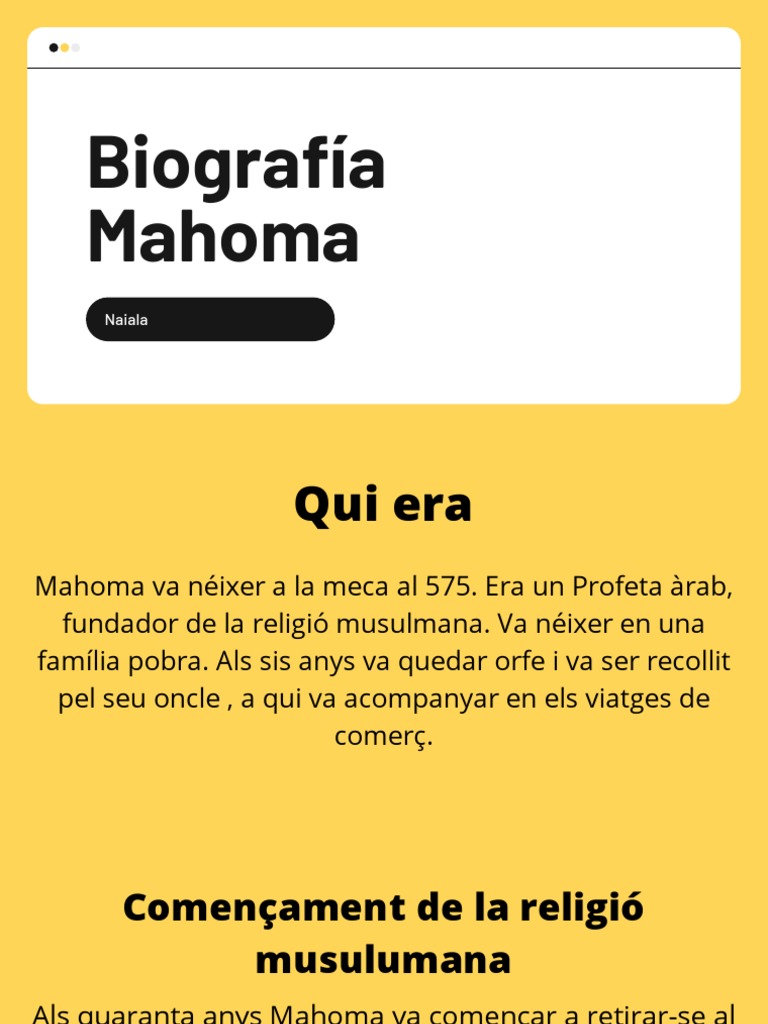 Biografía Mahoma PDF
