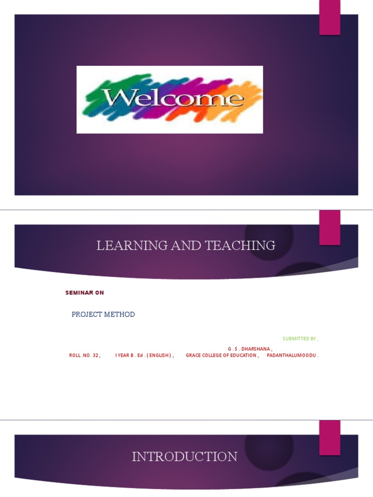 Learning and Teaching | PDF | Learning | Teachers