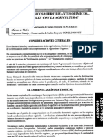 Abonos Organicos y Fertilizantes Quimicos en La Agricultura