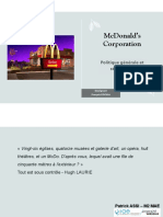 McDonald's Corporation Analyse Stratégique