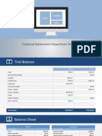 Financial Statements Powerpoint Template: Assets Liabilities Equity