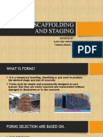 Forms, Scaffolding and Staging
