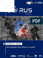 Land Subsidence With Sentinel-1 Using Snap