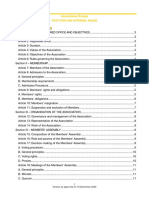 Accountancy Europe Statutes and Internal Rules: 1 Version As Approved On 10 December 2020