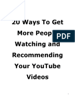 20 Tips To Grow On Youtube