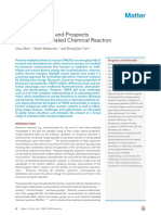 Recent Progress and Prospects in Plasmon-Mediated Chemical Reaction