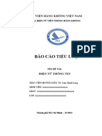 Báo Cáo Tiểu Luận: Học Viện Hàng Không Việt Nam