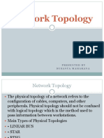 Network Topology: Presented by Susanta Maharana