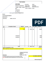 Tally Format GST Invoice