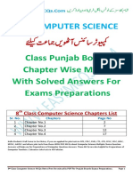 8th Class Computer Science MCQs Notes Free Download In PDF For Punjab Boards Exams Preparations