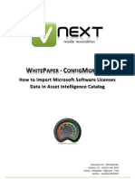 WhitePaper-ConfigMgr2007-How to Import Microsoft Software Licenses Data in Asset Intelligence Catalog