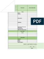 Plantilla Inventario