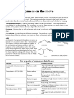 Polymers on the Move