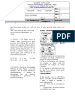 Recuperação para o 1° Ano 1° Bim 2020