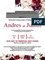 Andres Judith: IKA 06 Abril 2020 10 Umaga Our Lady of Perpetual Help Chapel