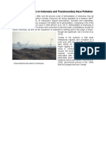 Deforestation in Indonesia and its Impact on Transboundary Haze Pollution