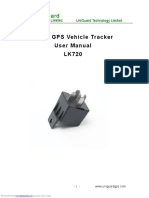 Relay Gps Vehicle Tracker User Manual Lk720: Uniguard Technology Limited