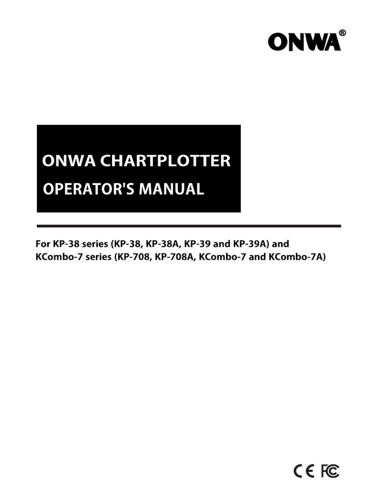 ONWA Chartplotter Manual - OME-200725 | PDF