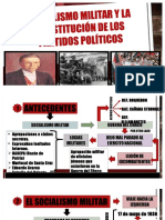 El Socialismo Militar y La Constitucion de Los Partidos Politicos