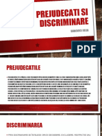 Prejudecati Si Discriminare