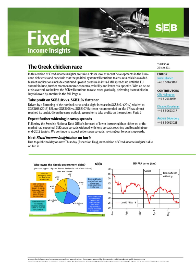SEB Report: The Greek Chicken Race | PDF