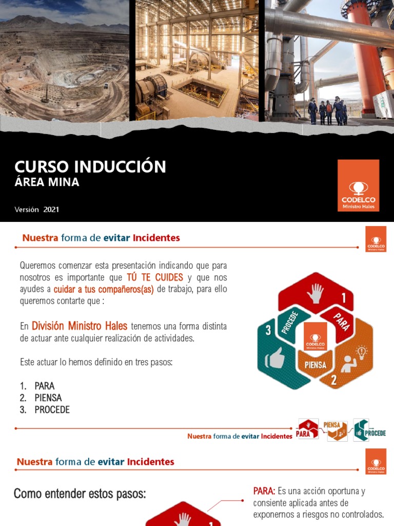 Curso Inducción Mina 2021 Rev 0 | PDF | Minería | Camión
