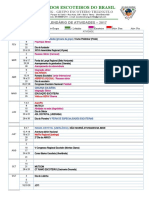 Calendário de atividades escoteiras 2017