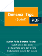 Dimensi Tiga Sudut