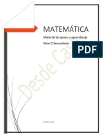 MATEMÁTICA - Nivel 2 Secundario